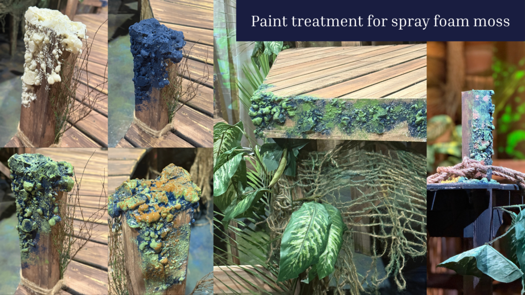 Fake Moss Paint Treatment Steps