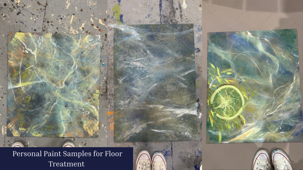 Personal Samples of Floor Paint Treatment
